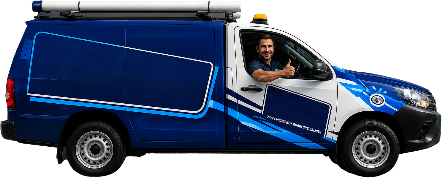 Nelson Blocked Drains service van